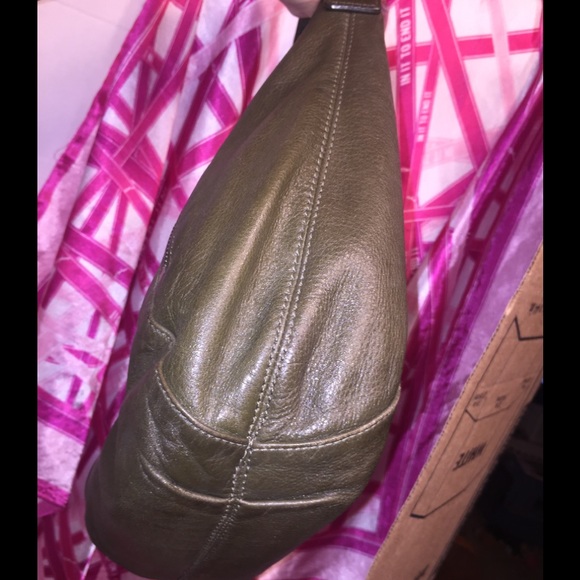 Michael Michael Kors Green Turn-Lock Hobo Bag